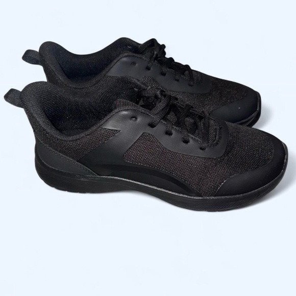 Athletic Works Shoes - Athletic Works Black Mesh Lace Up Jogger Sneakers 👟 Size Women’s 9 WIDE WIDTH
